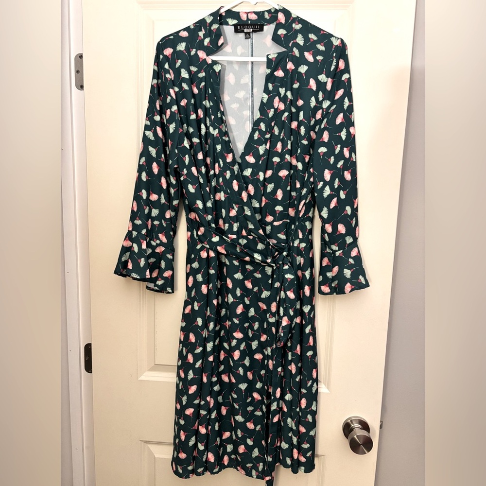 Eloquii wrap dress